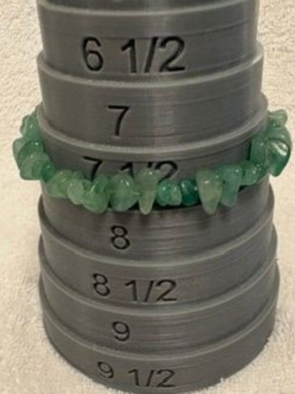 NEW Green Aventurine Stretch Bracelet - Fits up to a 7 1/2 in Wrost
